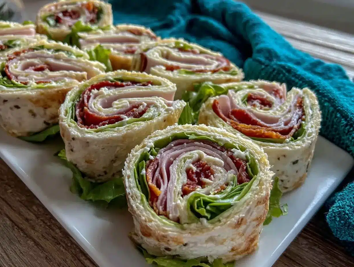 quick 5-minute pinwheel wraps preparation steps