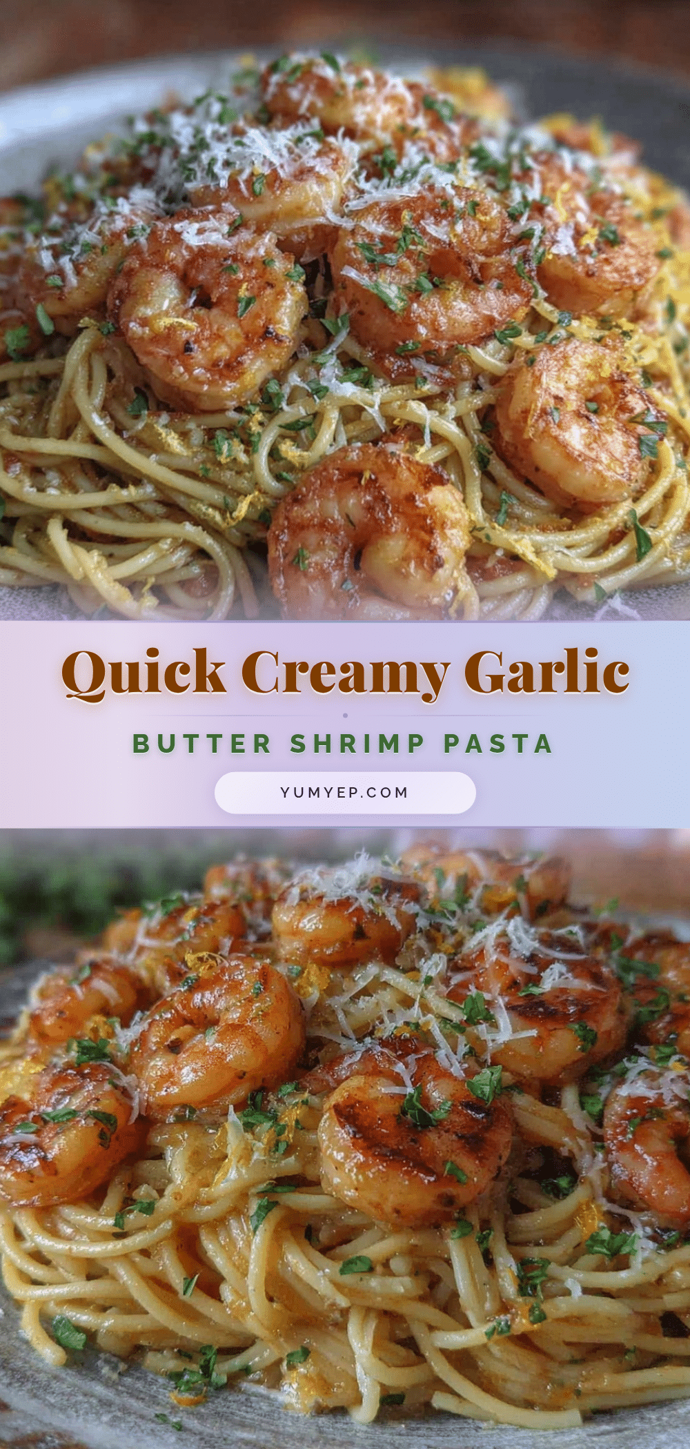 quick garlic butter shrimp pasta recipe