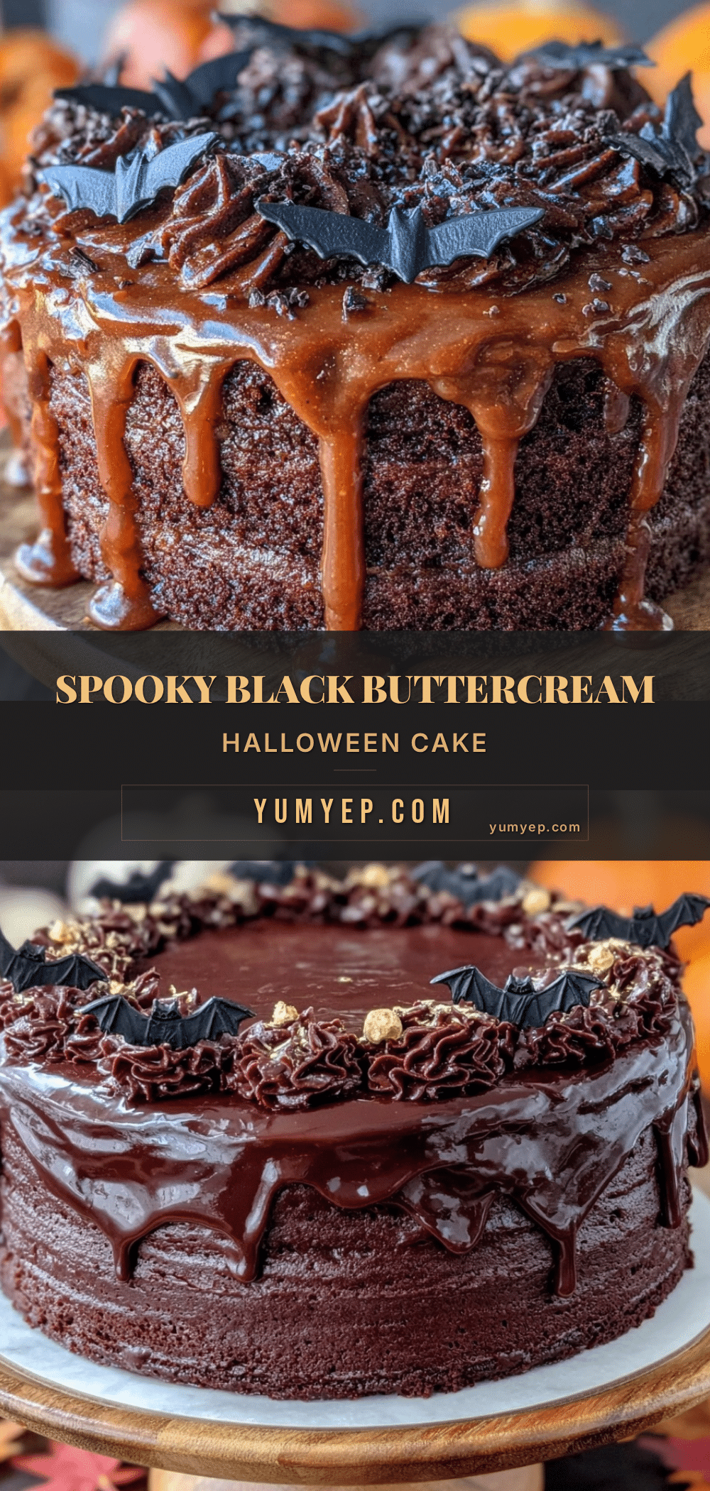 spooky Halloween birthday cake recipe