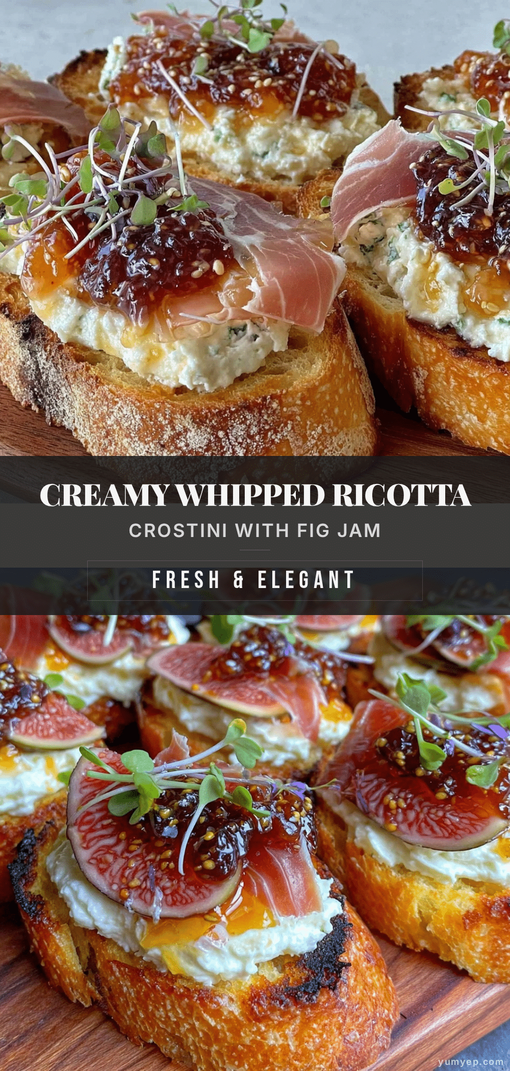 whipped ricotta crostini recipe